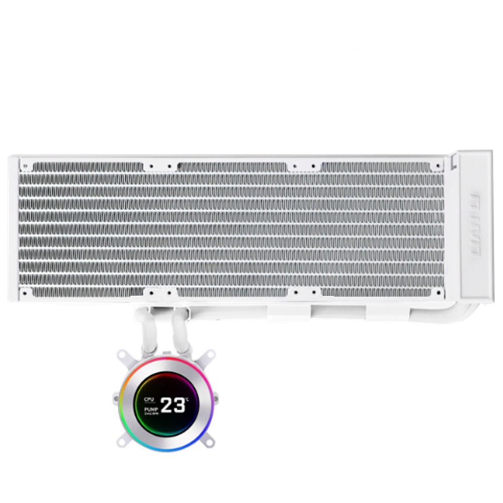 LIAN LI Hydro-Shift II LCD-C 360  360mm Fansız Beyaz İşlemci Sıvı Soğutucu