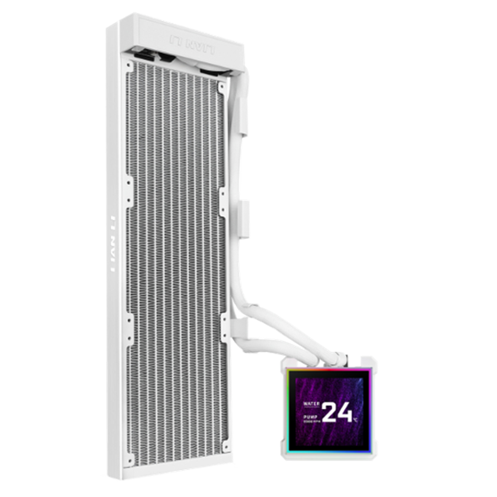 LIAN LI Hydro-Shift II LCD-S 360TL 360mm ARGB Fansız Beyaz İşlemci Sıvı Soğutucu