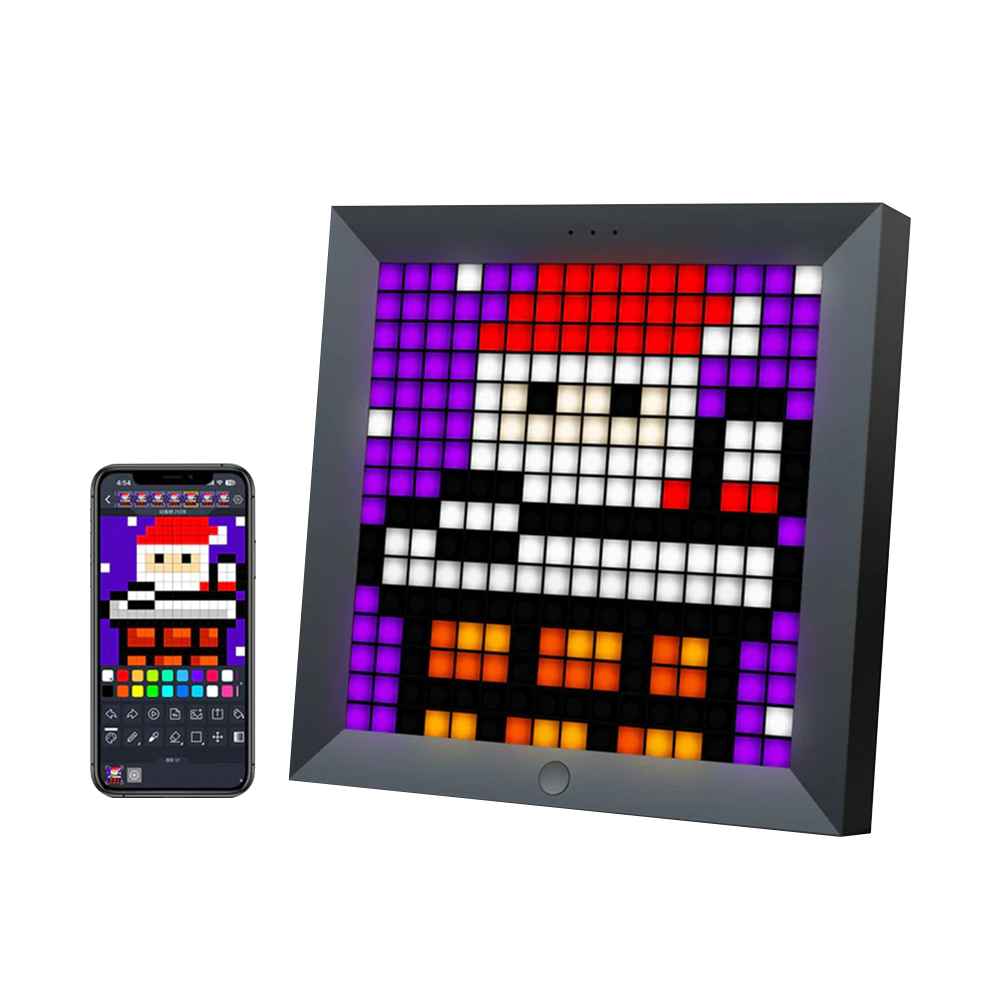 Divoom Pixoo App Kontrollü Animasyonlu Gaming 16x16 Piksel LED Ekran Resim Çerçevesi