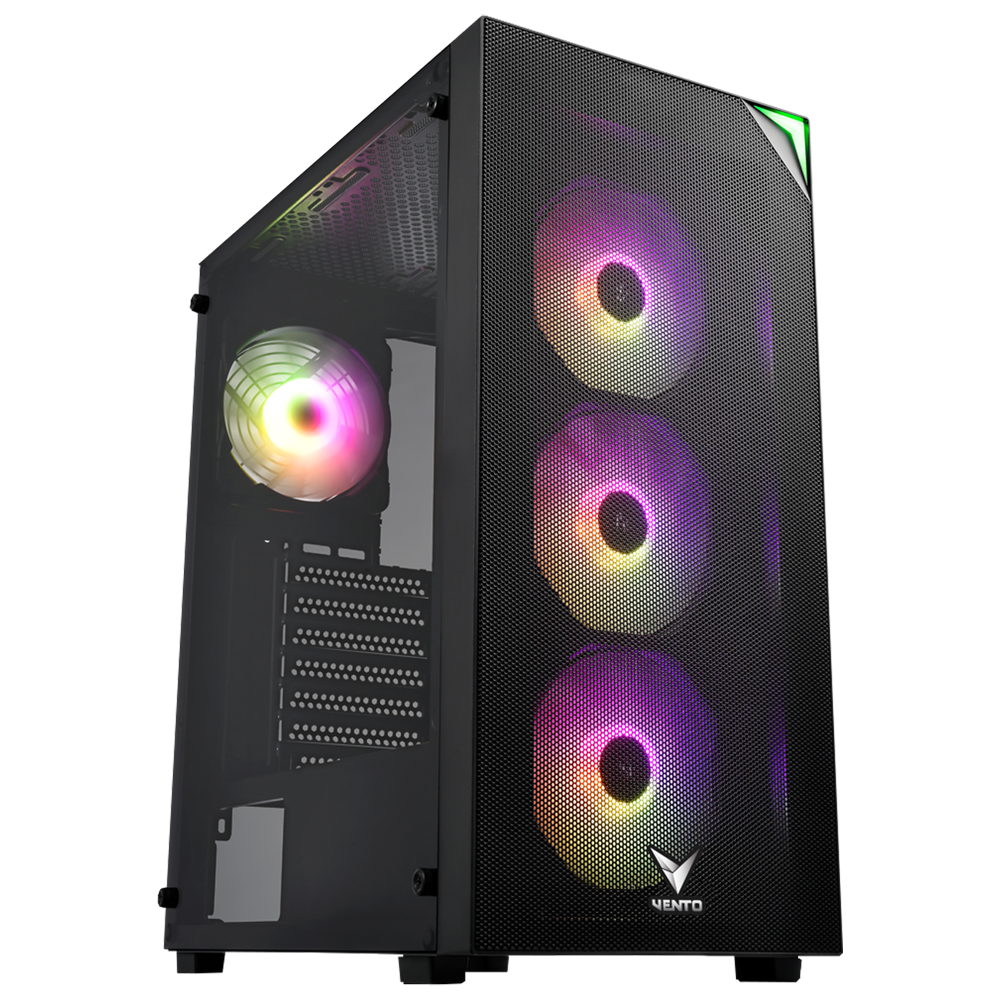 VENTO VG4200S 850W 80+ Tempered Glass USB 3.0 RGB ATX Mid Tower Kasa