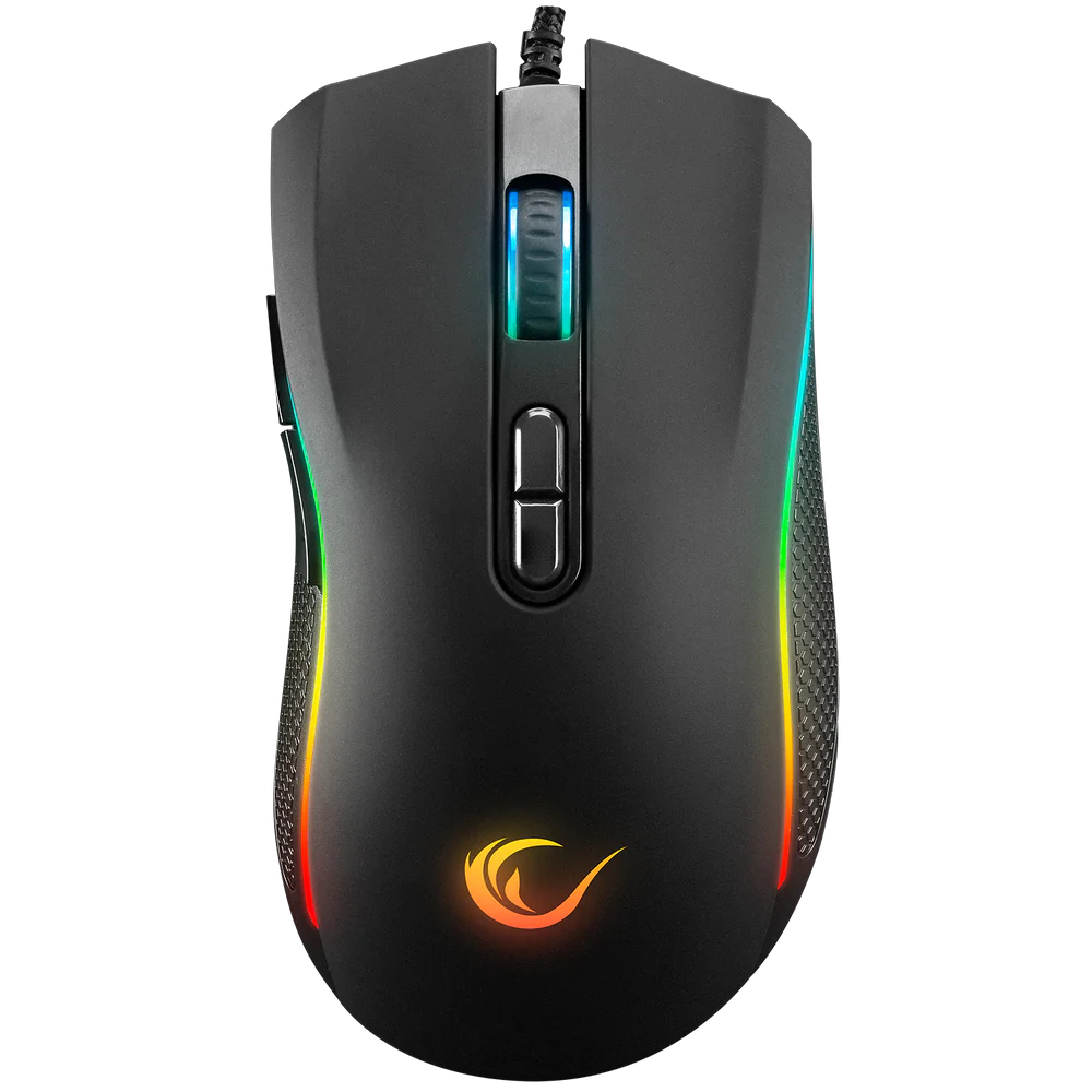 Rampage SMX-R44 V2 12800DPI 1000Hz RGB Kablolu Siyah Gaming Mouse