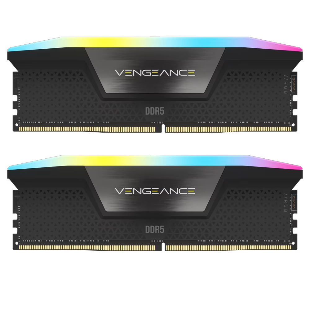 CORSAIR 48GB (2x24GB) Vengeance RGB 6000MHz CL36 DDR5 XMP Dual Kit Ram