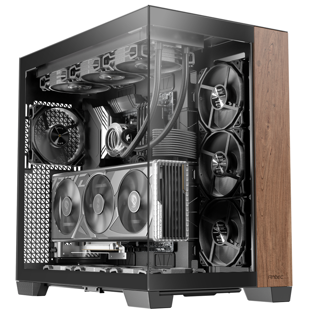 ANTEC C8 Wood Tempered Glass E-ATX Bilgisayar Kasası