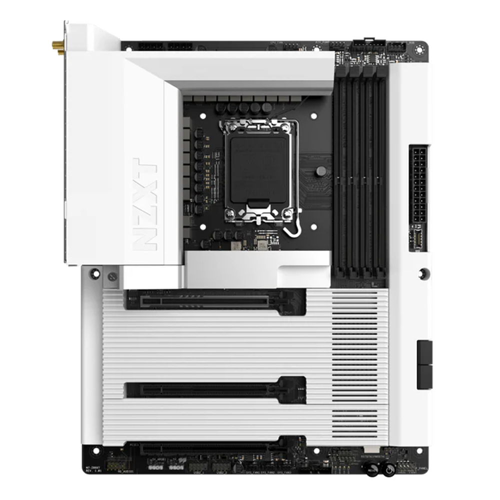 NZXT N7 Z890 8000MHz(OC) DDR5 Soket LGA 1851 M.2 HDMI Beyaz ATX Anakart