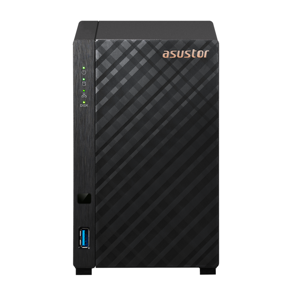 ASUSTOR Drivestor 2 Lite AS1102TL Realtek RTD1619B 1GB DDR4 2 Yuvalı 1GbE USB 3.2 NAS Depolama Cihazı 
