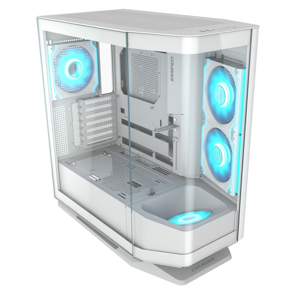 COUGAR FV270 Tempered Glass RGB Beyaz E-ATX Gaming Kasa görsel 1