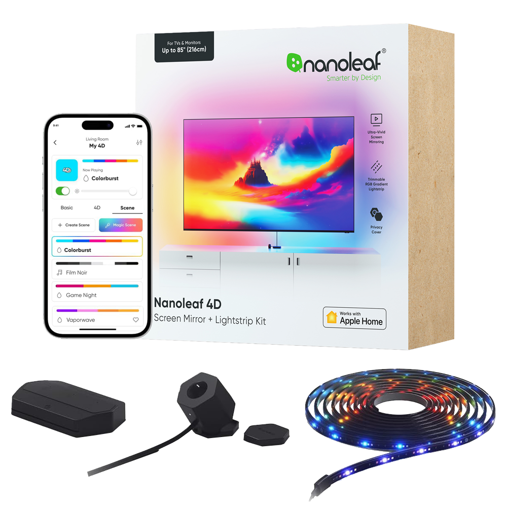 Nanoleaf 4D Akıllı TV Arkası Led Şerit Aydınlatma 5.2m