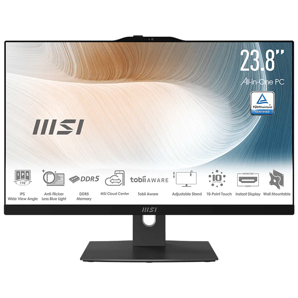 MSI MODERN AM242P 1M-2088XEU Core 5 Processor 120U 16GB DDR5 512GB SSD 23.8" FHD AIO Masaüstü PC