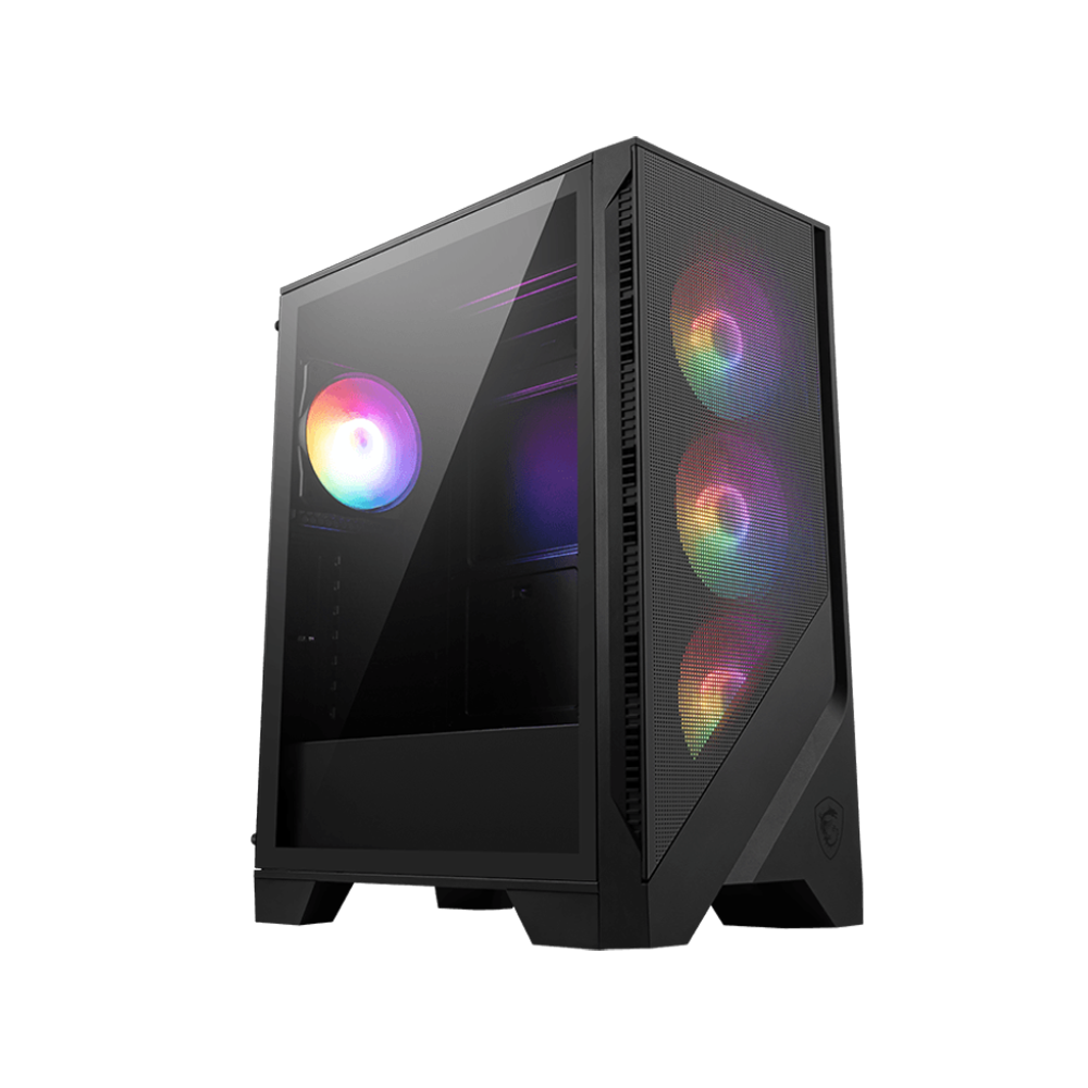 MSI MAG FORGE 121A B75 PCIE5 750W Bronze Tempered Glass RGB Fan ATX Bilgisayar Kasası