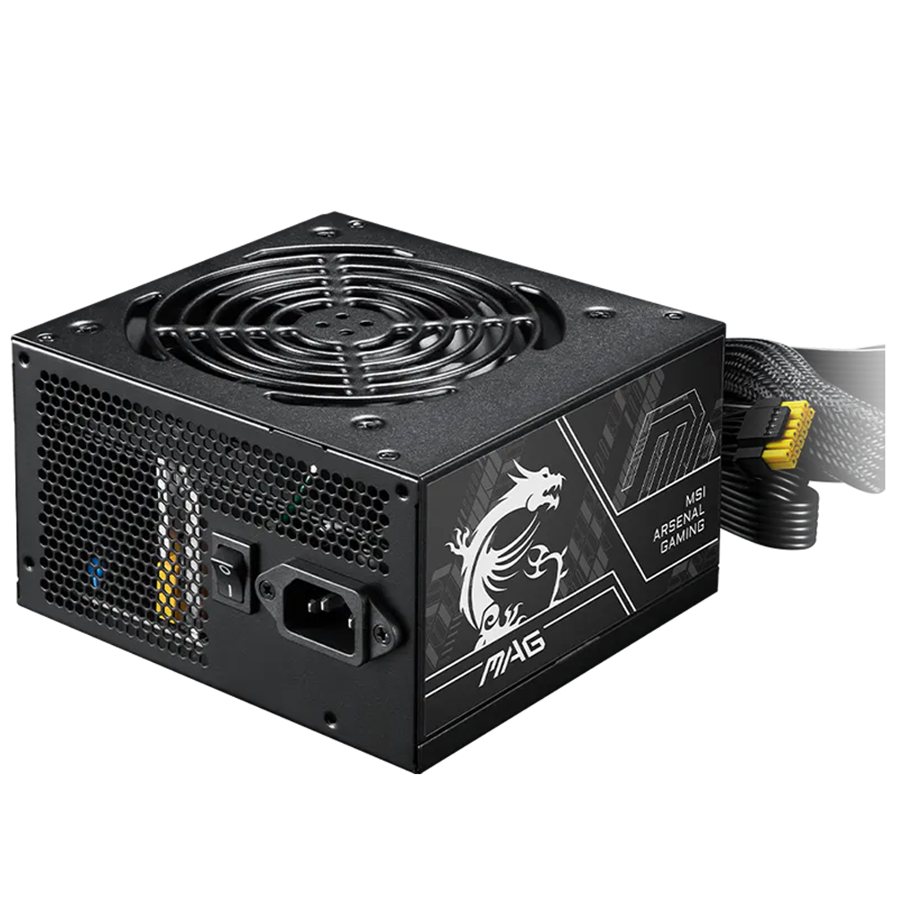 MSI MAG A750BN PCIE5 II 750W 80+ Bronze GEN 5.1 ATX 3.1 120mm Fanlı PSU