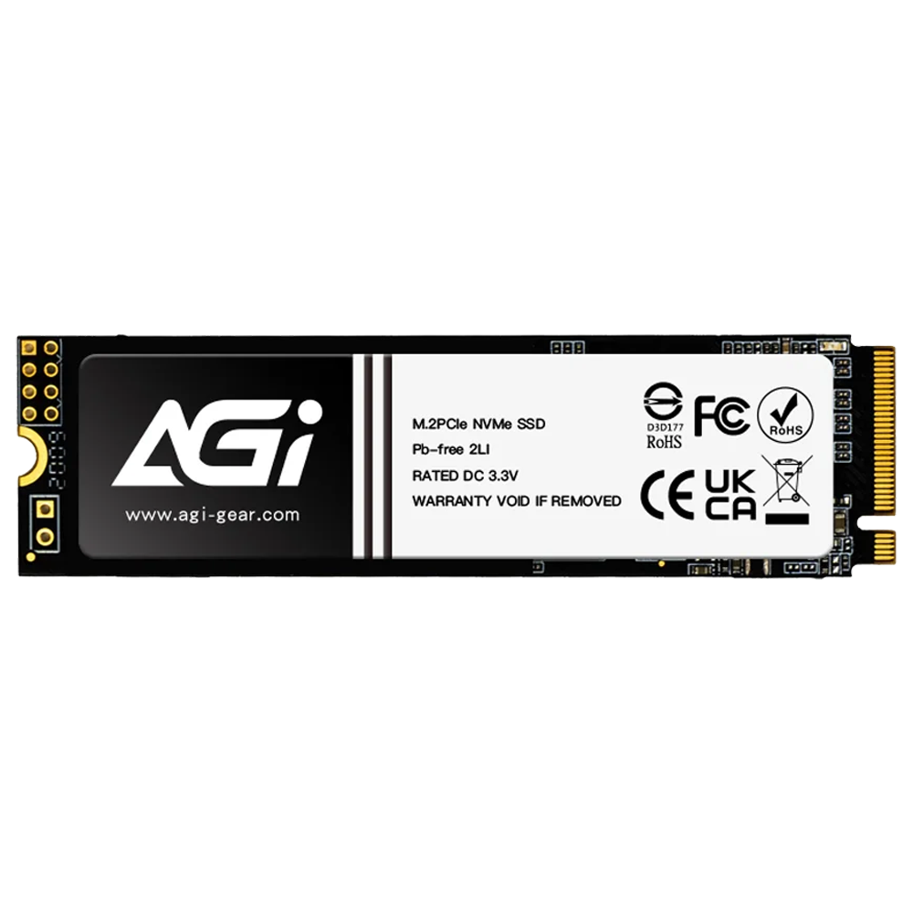 AGI 512GB Gen3 M.2 2280 SSD 3000MB Okuma / 1400MB Yazma