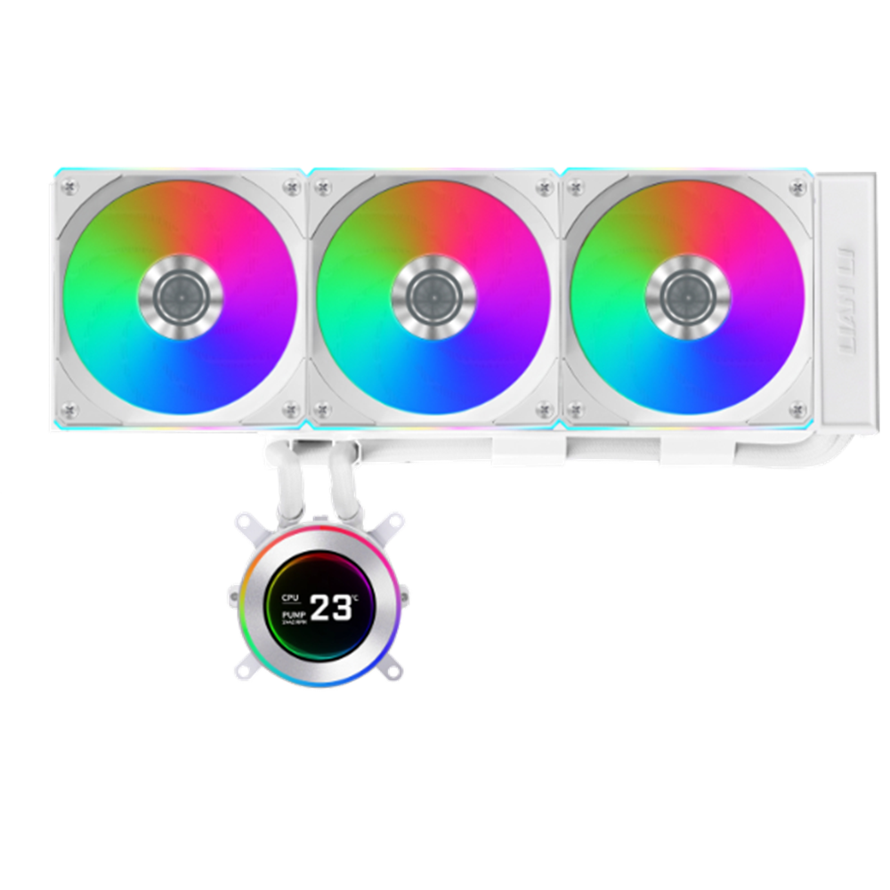 LIAN LI Hydro-Shift II LCD-C 360CL 360mm ARGB Beyaz İşlemci Sıvı Soğutucu