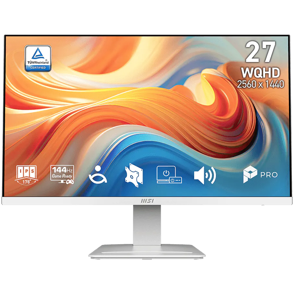 MSI PRO MP273QW E14 27" 144Hz 4ms HDMI DP FreeSync HDR Ready WQHD IPS Monitör