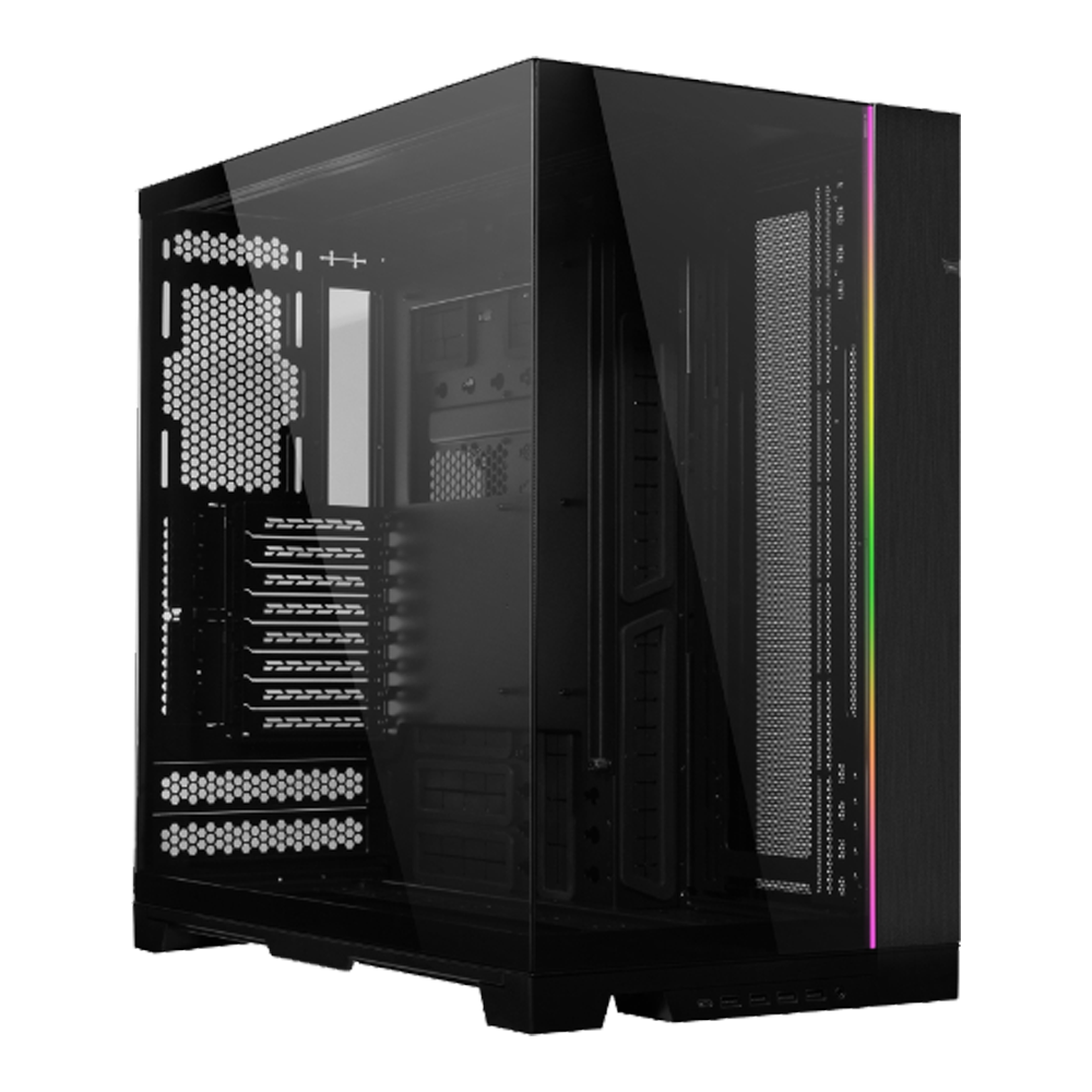 LIAN LI O11 DYNAMIC EVO XL Tempered Glass RGB Type-C Siyah E-ATX Mid Tower Kasa