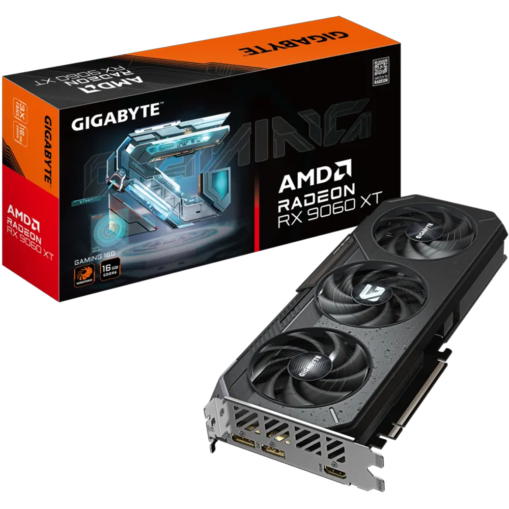 GIGABYTE Radeon RX 9060 XT GAMING 16GB GDDR6 128 Bit Ekran Kartı görsel 1