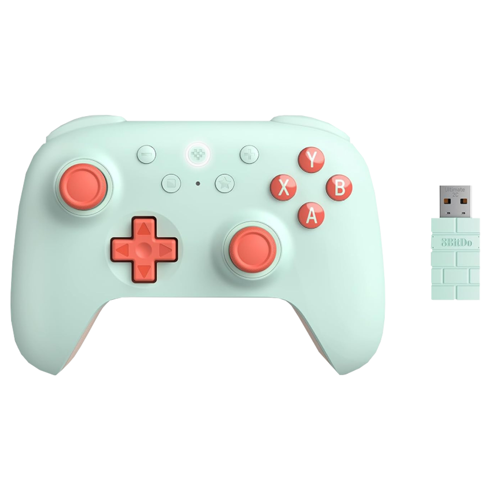 8BitDo Ultimate 2C Hall Efect Kablosuz Mint Turuncu Gamepad