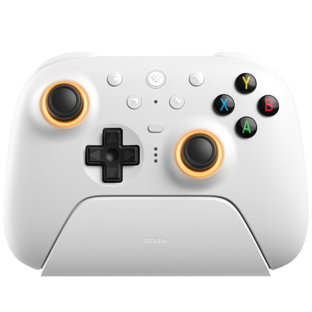 8BitDo Ultimate 2 Hall Efect Kablosuz Beyaz Gamepad