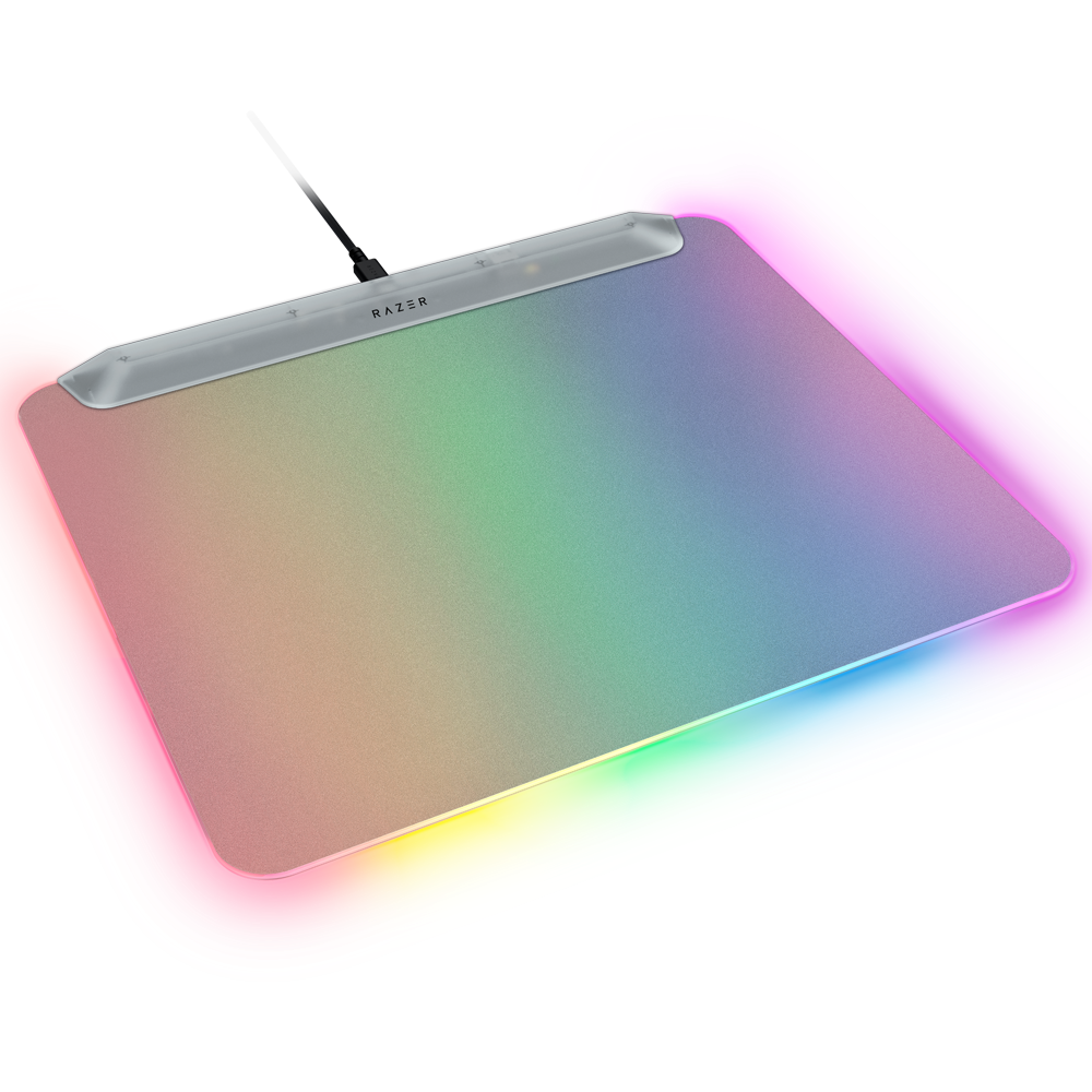 Razer Firefly V2 Pro Medium RGB Phantom Beyaz Mouse Pad | ITOPYA