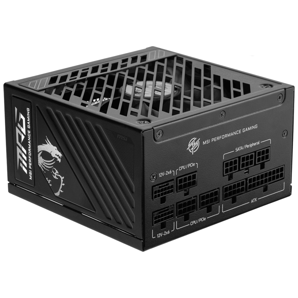MSI MPG A1250GS 1250W 80+Gold Plus GEN 5.1 ATX 3.1 135mm Fanlı PSU
