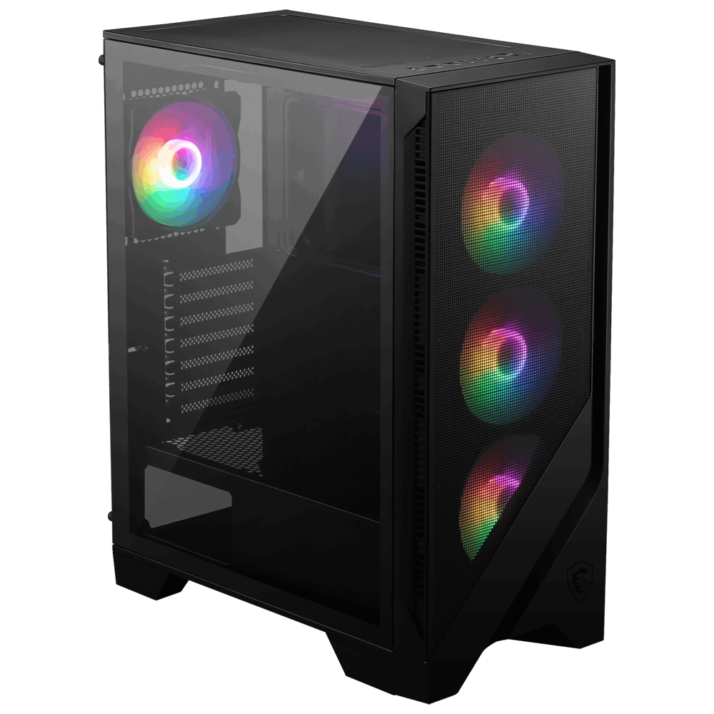 MSI MAG FORGE 120A AIRFLOW Tempered Glass ARGB Fan USB 3.2 mATX Bilgisayar Kasası