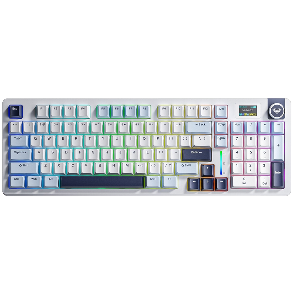 Aula S98 PRO 3 Star Vector Switch Hot Swap RGB Lacivert Kablosuz Gaming Klavye