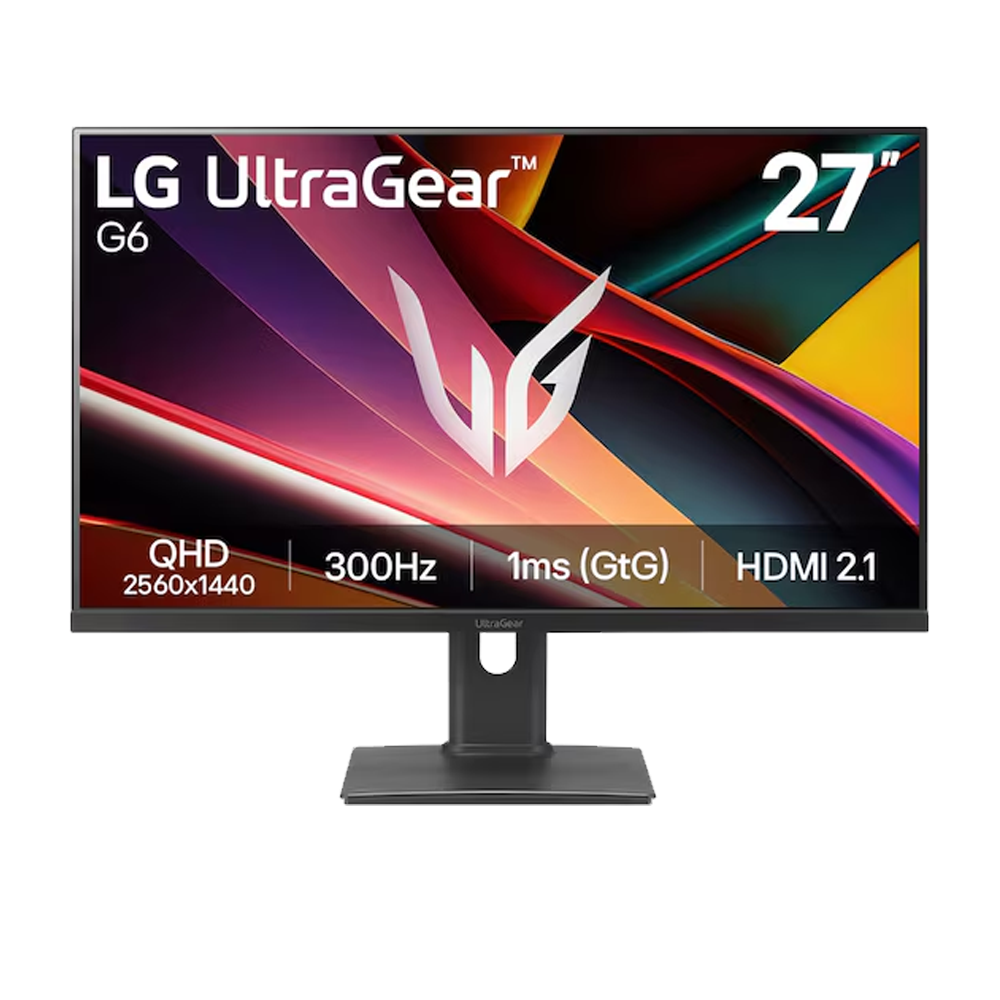 LG UltraGear 27G64NA-B G6 27" 300Hz 1ms HDMI DP AdaptiveSync HDR400 Pivot QHD IPS Gaming Monitör