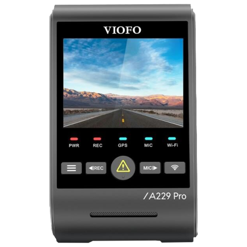 VIOFO A229 Pro 4K HDR Sony Starvis 2 Sensörlü Wİ-Fi GPS'li Araç Kamerası