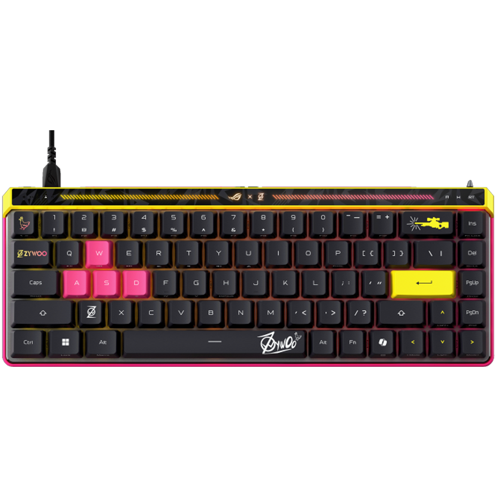 ASUS ROG FALCHION ACE HFX ZYWOO ROG HFX Manyetik Switch Kablolu RGB  Mekanik Gaming Klavye