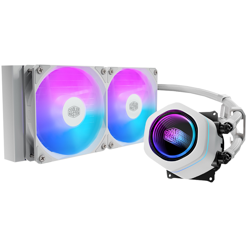 COOLER MASTER MasterLiquid Core NEX 240 ARGB 240mm Beyaz İşlemci Sıvı Soğutucu