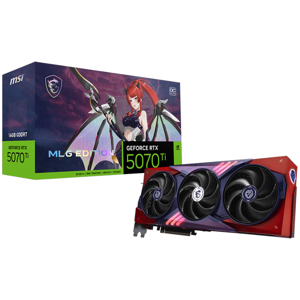 MSI GeForce RTX 5070 Ti Gaming Trio OC MLG Edition 16GB GDDR7 DLSS 4 256 Bit Ekran Kartı görsel 1