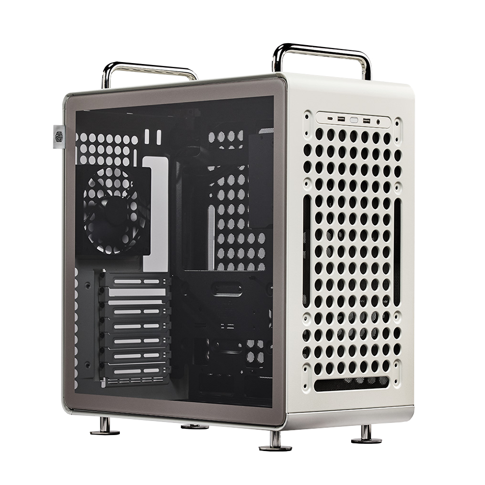 Cooler Master Qube 540 TG Tempered Glass USB 3.2 Moonstone Çelik Mid Tower Kasa