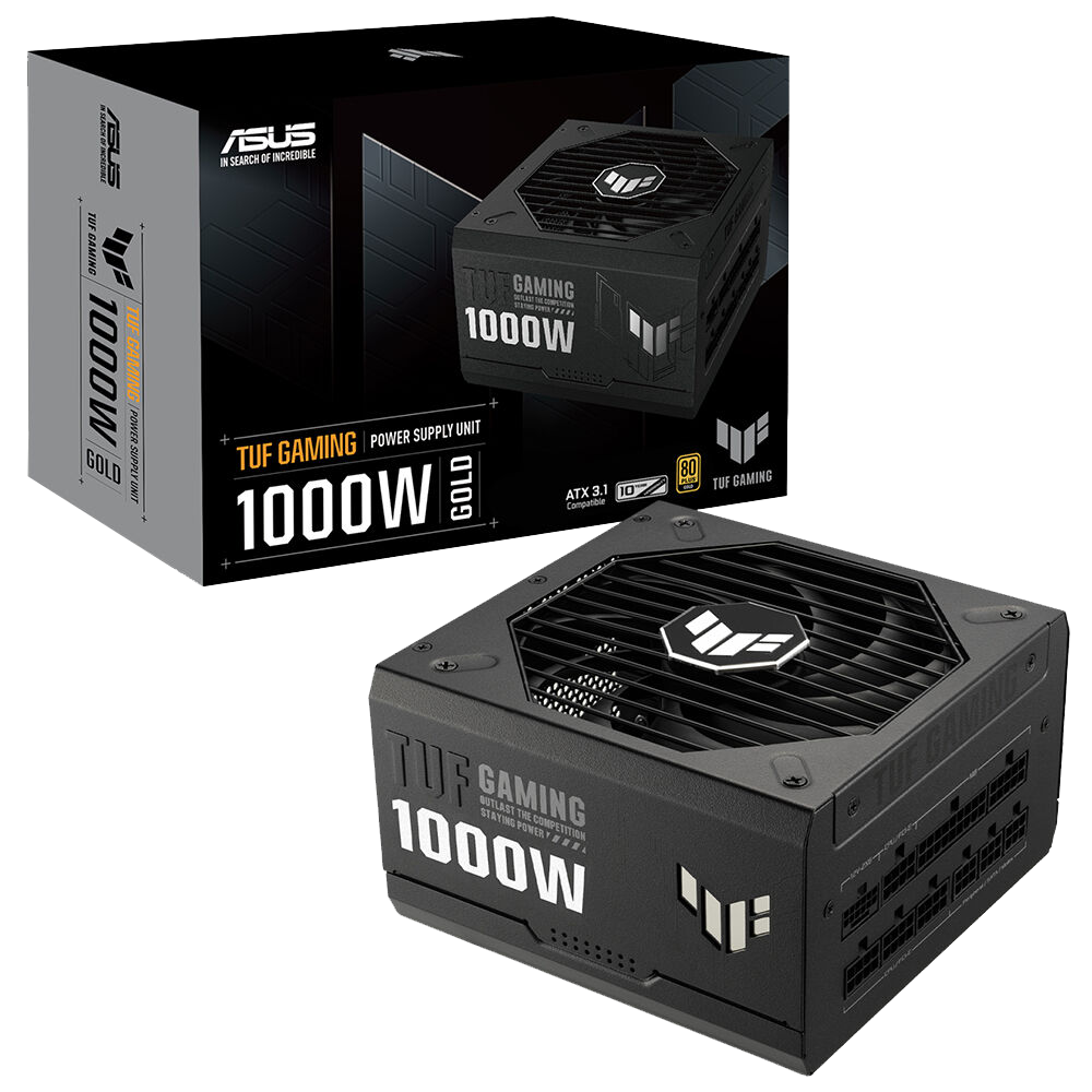 ASUS TUF GAMING 1000G 1000W 80+ Gold ATX 3.1 135mm Fanlı PSU