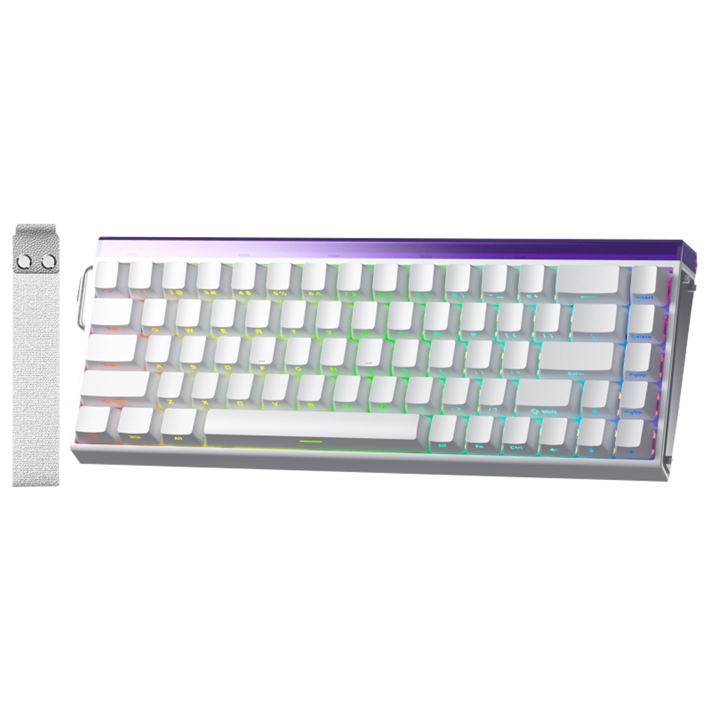 Aula Hero 68 HE Black King Switch Hot Swap TKL RGB Neon Beyaz Kablolu Gaming Klavye