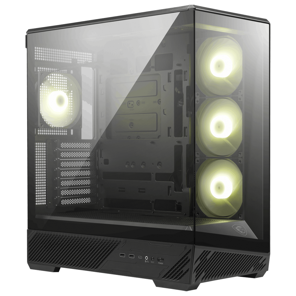 MSI MAG PANO 130R PZ Tempered Glass 4x ARGB USB 3.2 Siyah ATX Bilgisayar Kasası