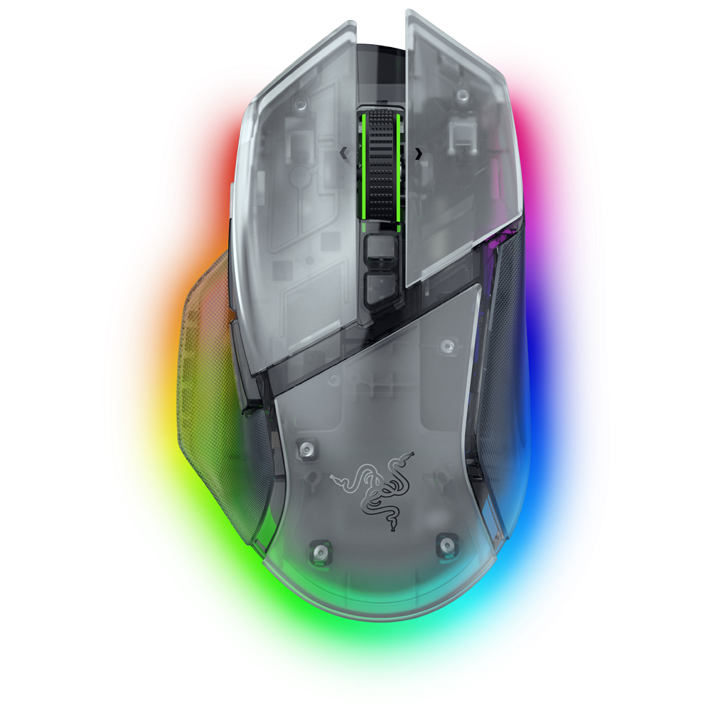 Razer Basilisk V3 35000 DPI RGB Phantom White Kablosuz Gaming Mouse