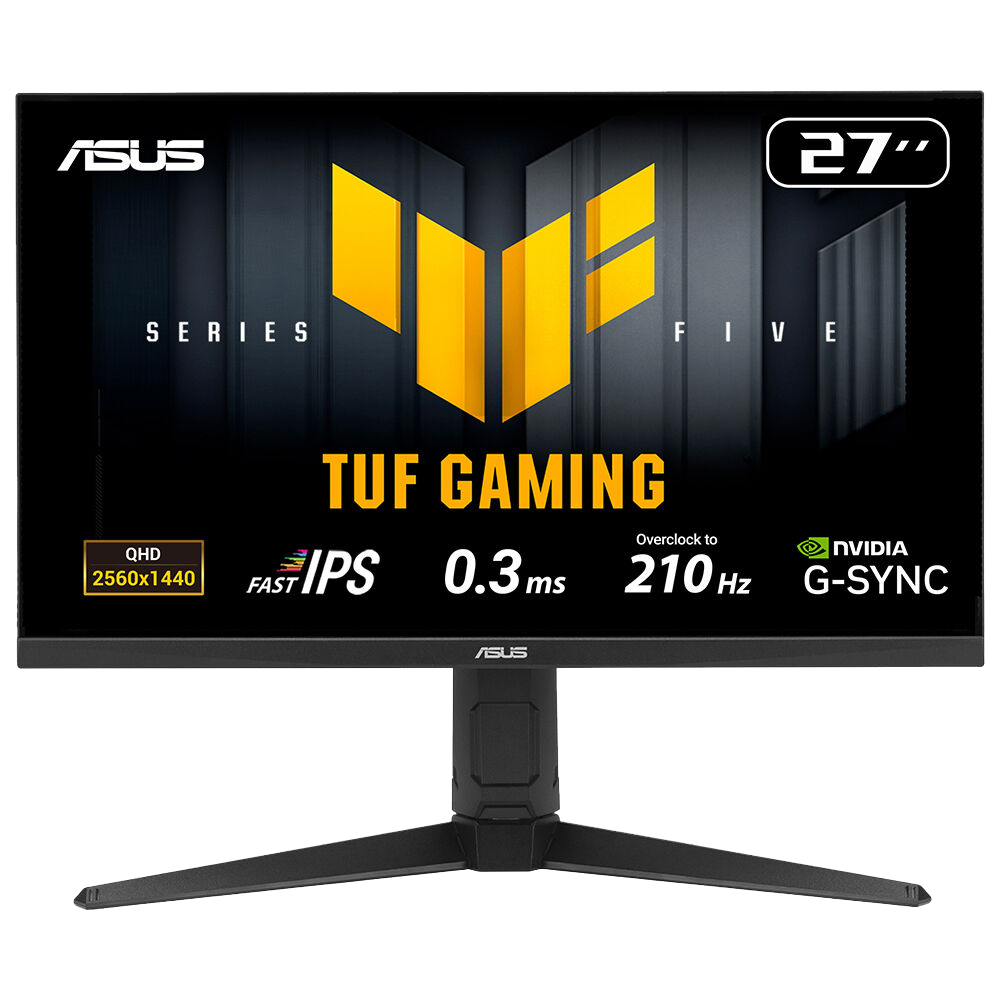 ASUS TUF GAMING VG27AQL5A 27" 210Hz 0.3ms HDMI DP AdaptiveSync HDR10 Pivot QHD Fast IPS Gaming Monitör