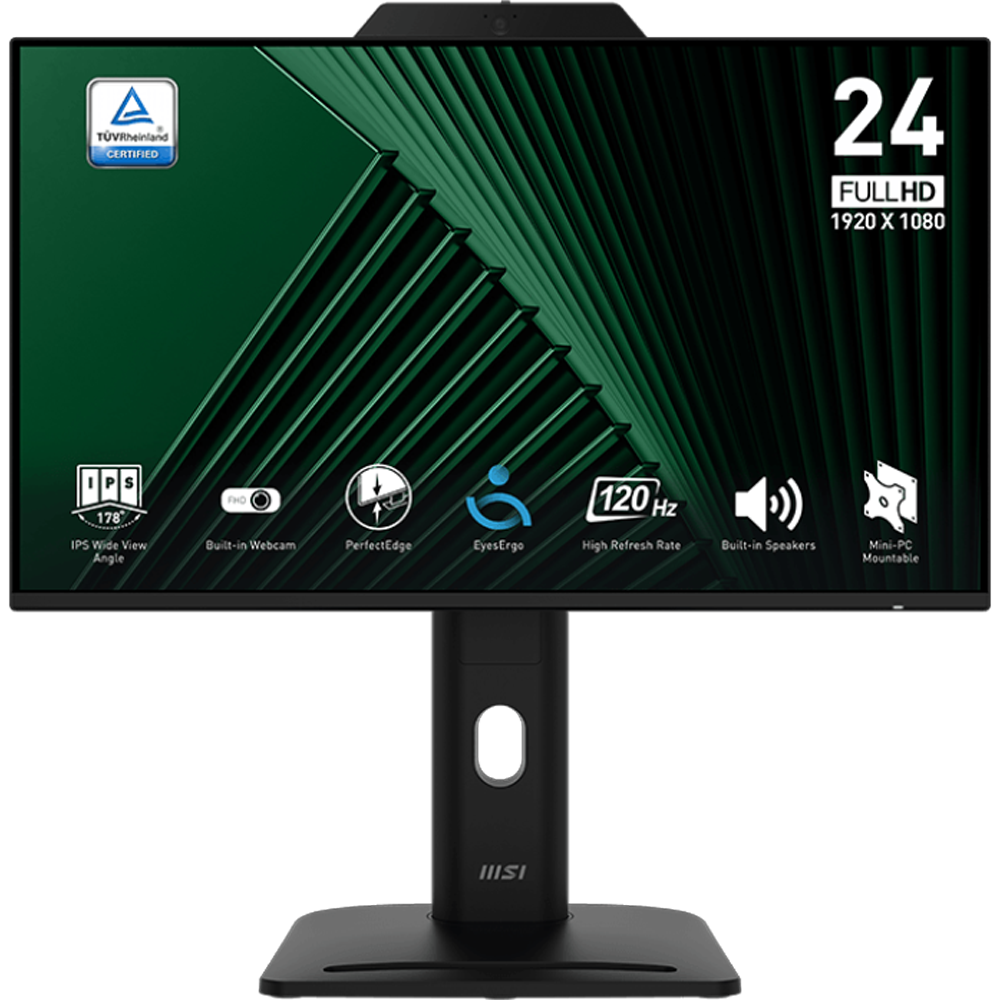 MSI PRO MP242PMG 23.8" 120Hz 1ms HDMI DP VGA AdaptiveSync Pivot FHD IPS Monitör