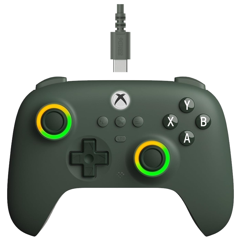 8BitDo Ultimate C Hall Effect Yeşil Kablolu Xbox Gamepad