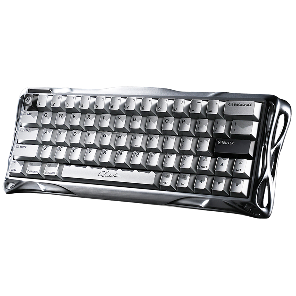 GravaStar Mercury V60 Pro RGB Manyetik Switch Ingilizce Q Chrome