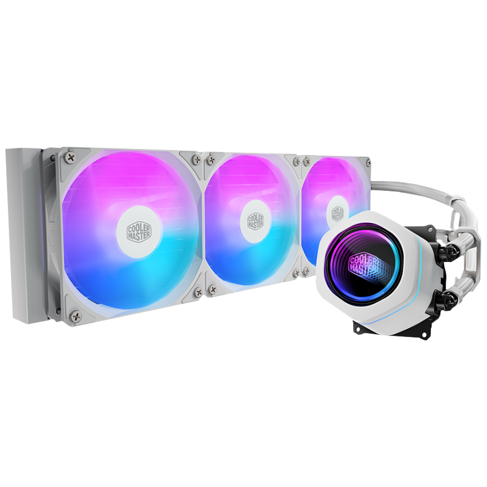 COOLER MASTER MasterLiquid Core NEX 360 ARGB 360mm Beyaz İşlemci Sıvı Soğutucu