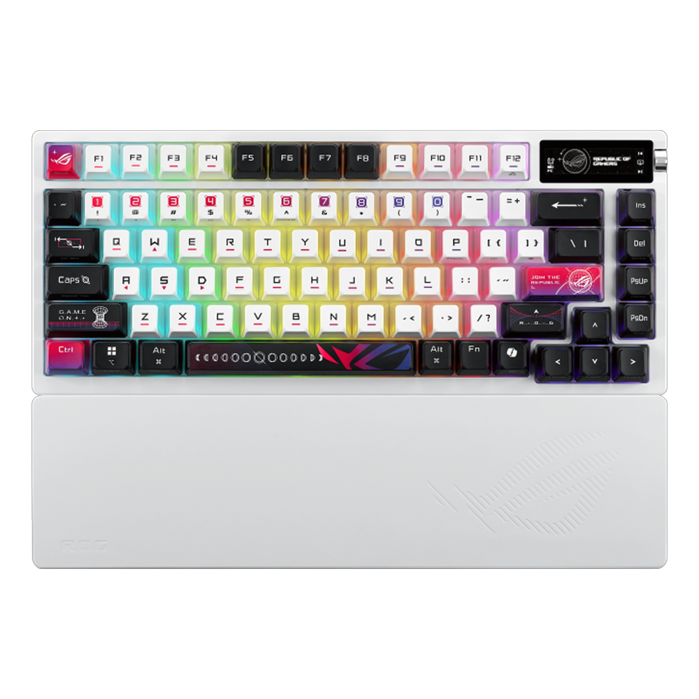 ASUS ROG Azoth X NX SNOW RGB Mekanik Gaming Klavye