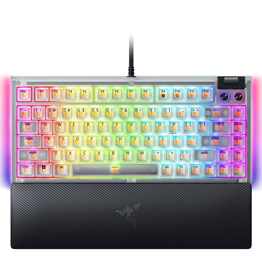 Razer BlackWidow V4 Tactile Switch RGB Phantom Beyaz Kablolu Gaming Klavye