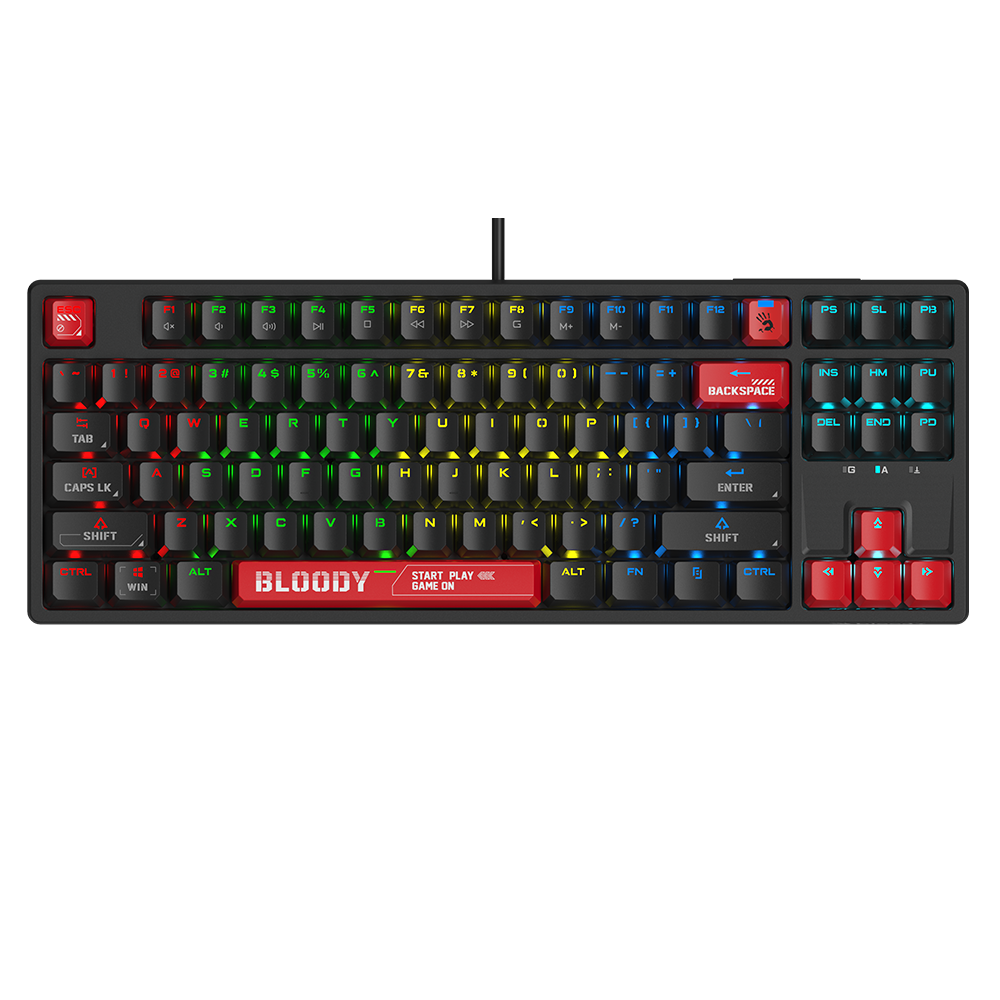  Bloody S87 BLMS Red Switch Hot Swap RGB Kablolu Mekanik Gaming Klavye