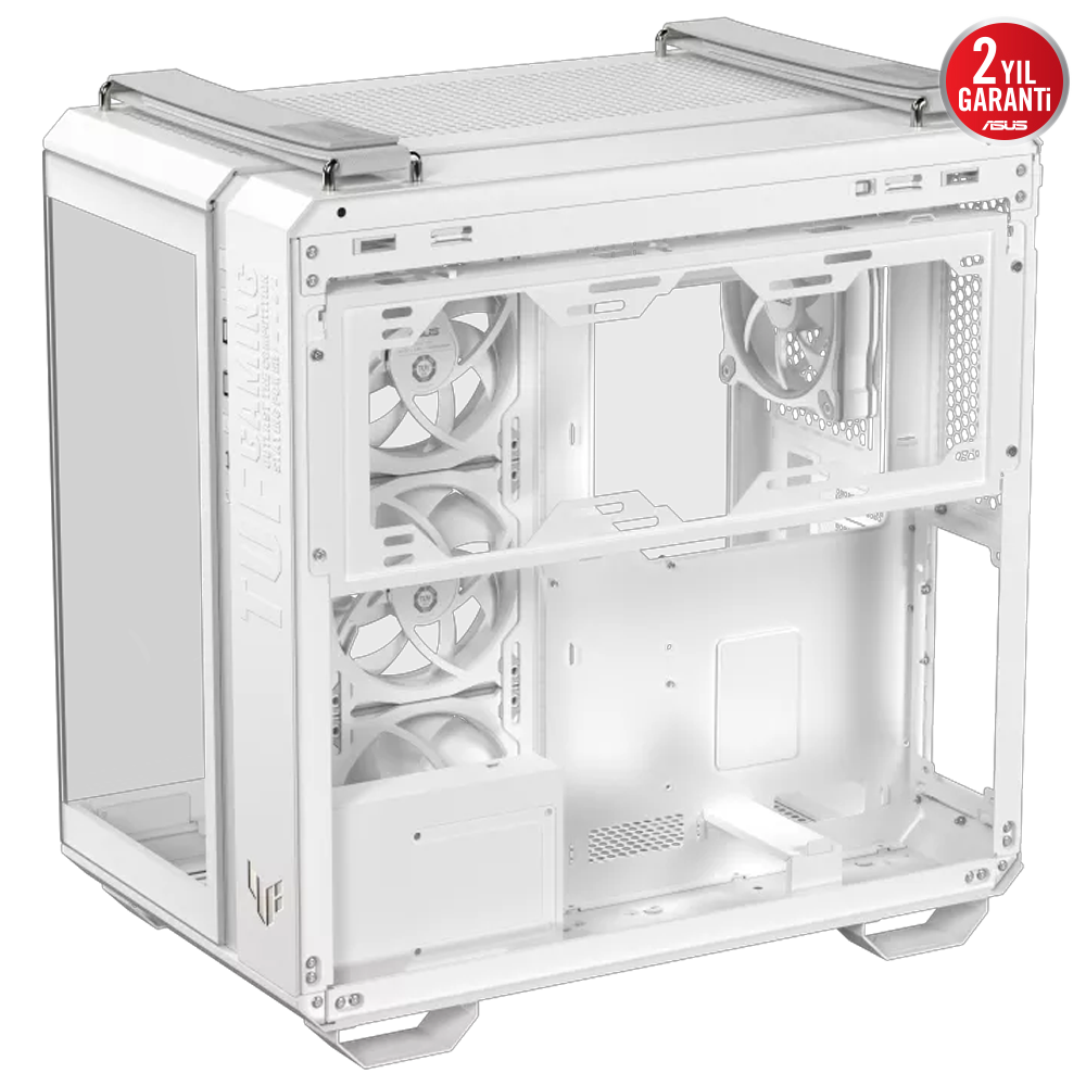 ASUS TUF GAMING GT502 Horizon Tempered Glass Beyaz USB 3.2 Mid Tower Kasa