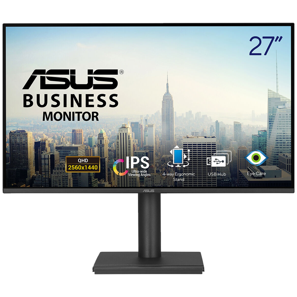 ASUS BE27AQ 27" 75Hz 5ms HDMI DP AdaptiveSync HDR10 Pivot QHD IPS Monitör