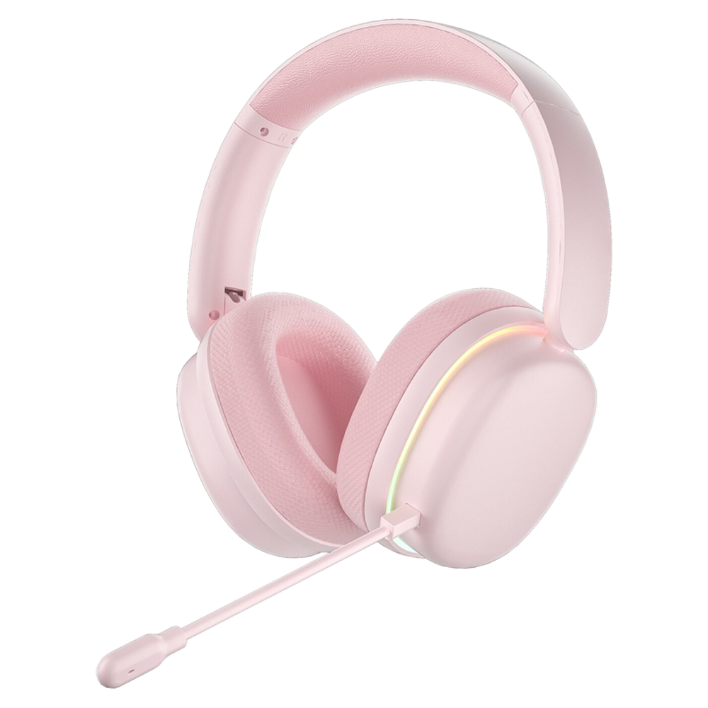 Aula G7 Pro Tri Mode RGB Kablosuz Pembe E-Spor Kulaklık