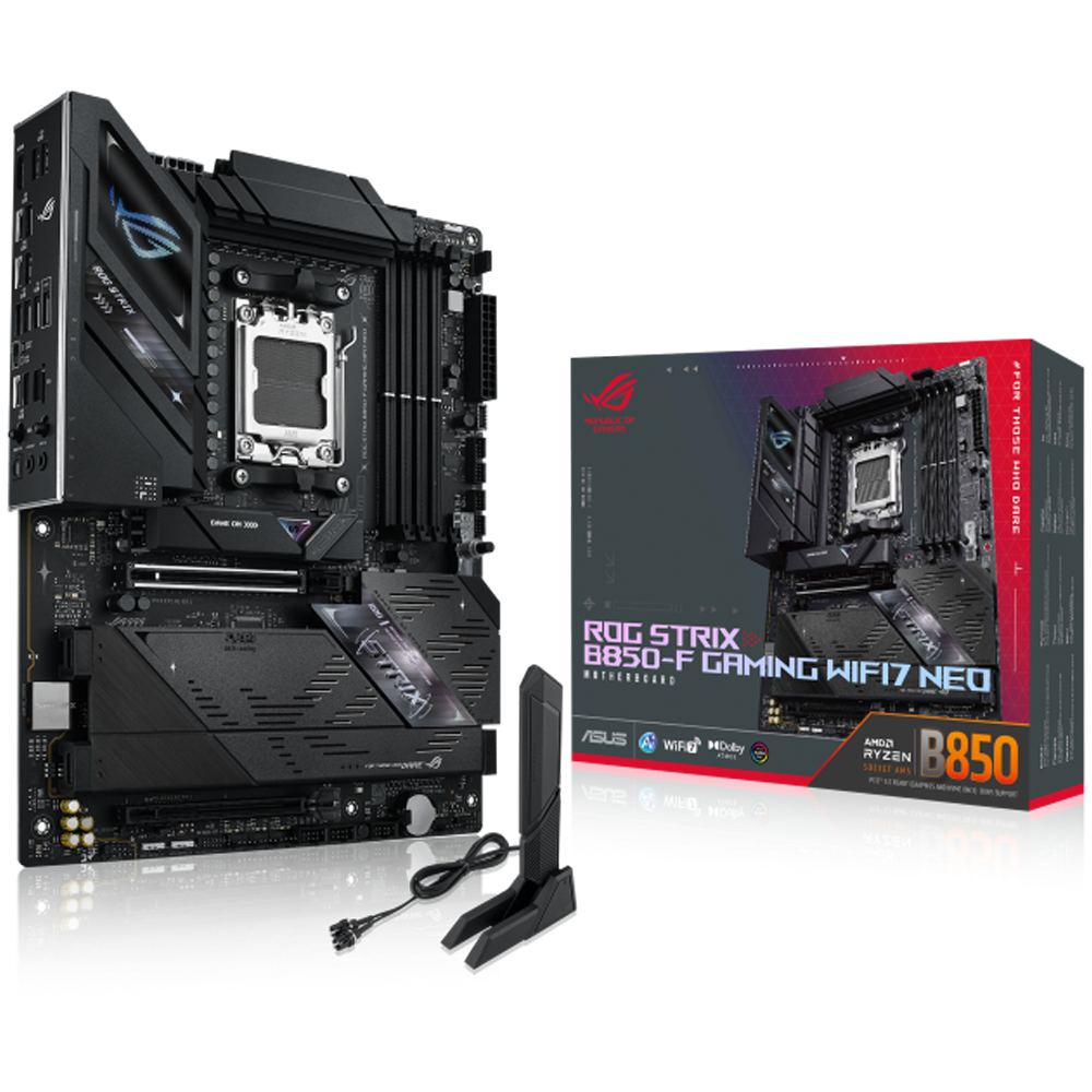 ASUS ROG STRIX B850-F GAMING WIFI7 NEO 8400MHz(OC) DDR5 Soket AM5 M.2 HDMI ATX Anakart