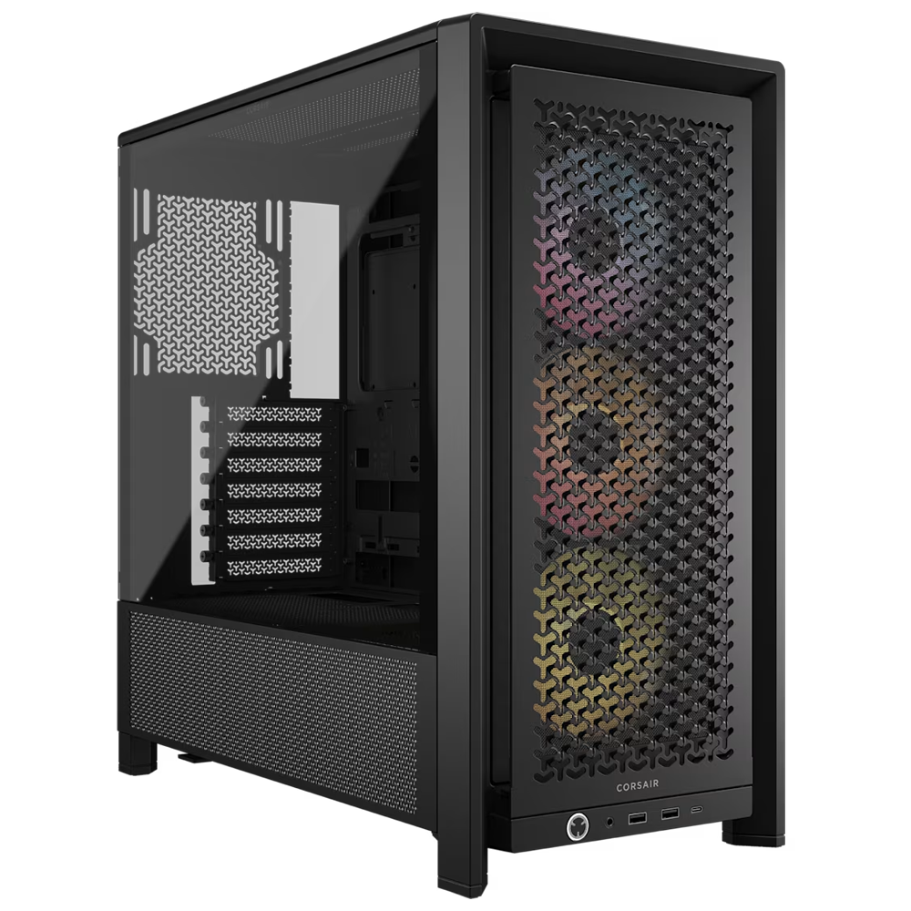 CORSAIR FRAME 4000D RS ARGB AIRFLOW Tempered Glass USB 3.2 Type-C Siyah Mid Tower Kasa