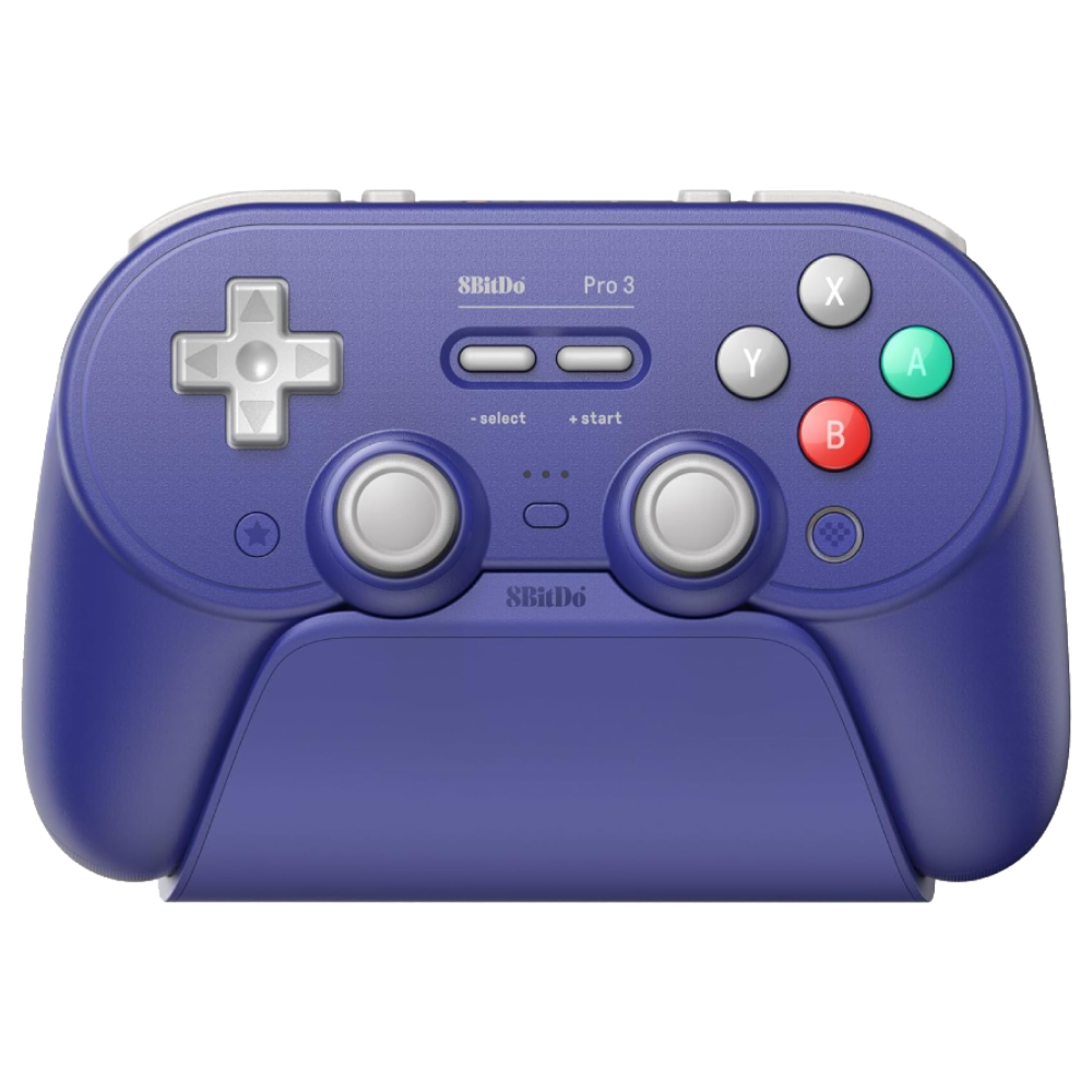 8BitDo Pro 3 TMR Hall Efect Triggers Kablosuz Mor Gamepad