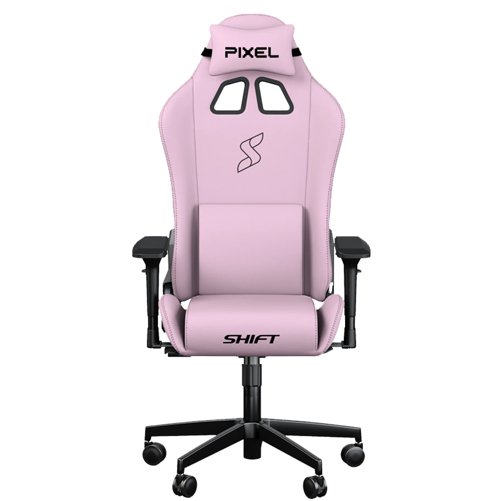Pixel Shift Kumaş Pembe Oyuncu Koltuğu